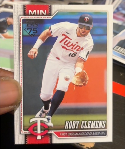 2026 Topps Series 1 #85 Kody Clemens — front
