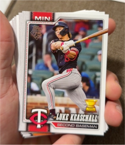 2026 Topps Series 1 #3 Luke Keaschall — front