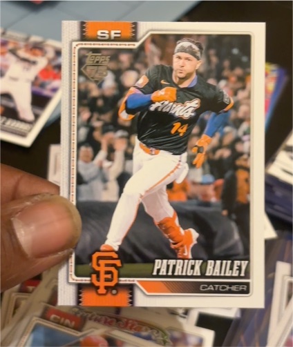 2026 Topps Series 1 #7 Patrick Bailey — front
