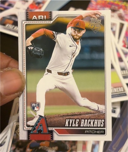 2026 Topps Series 1 #21 Kyle Backhus — front