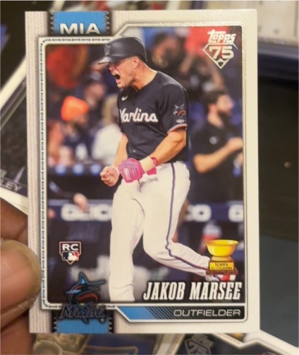 2026 Topps Series 1 #37 Jakob Marsee — front
