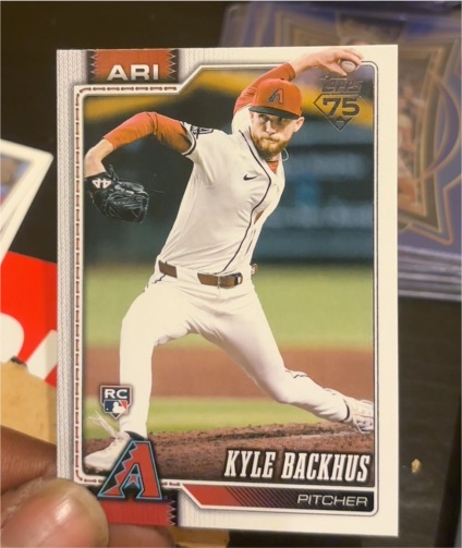 2026 Topps Series 1 #21 Kyle Backhus — front