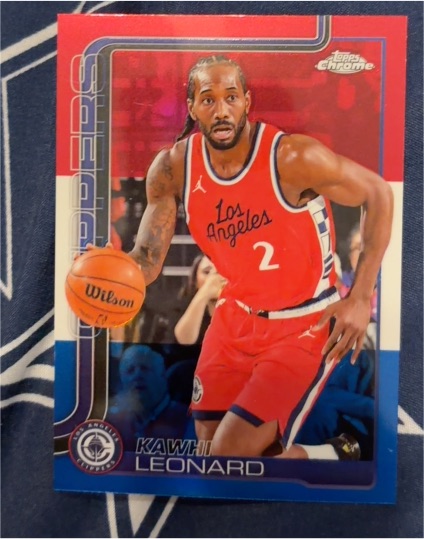 2025-26 Topps Chrome #44 Kawhi Leonard — front