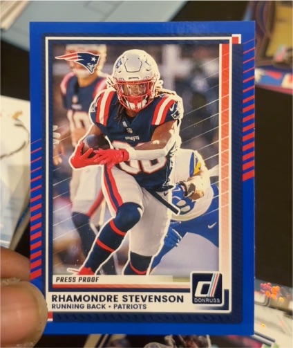 2025 Panini Donruss #63 Rhamondre Stevenson — front