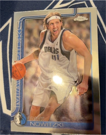 2025-26 Topps Chrome #246 Dirk Nowitzki — front