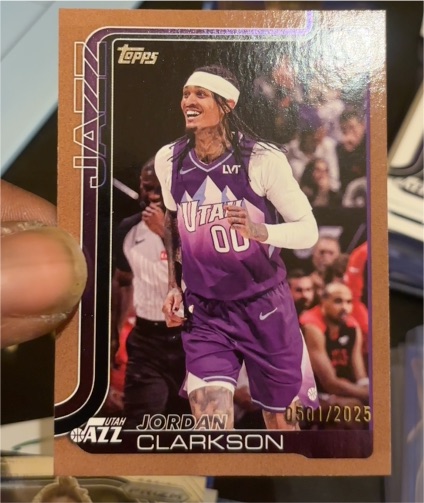 2025-26 Topps #132 Jordan Clarkson — front