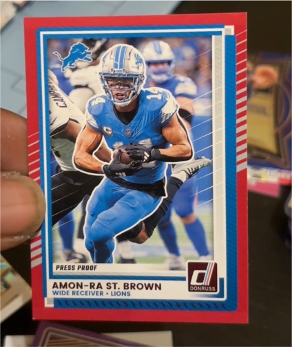 2025 Donruss #81 Amon-Ra St. Brown — front