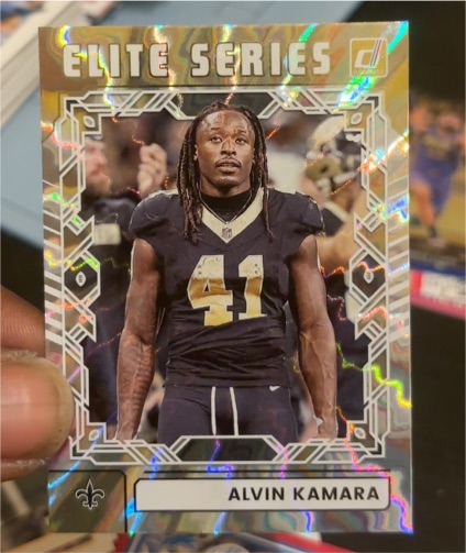 2025 Donruss #TES-AKA Alvin Kamara The Elite Series — front