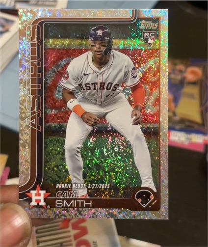 2025 Topps Chrome Update #USC19 Cam Smith Rookie Debut — front