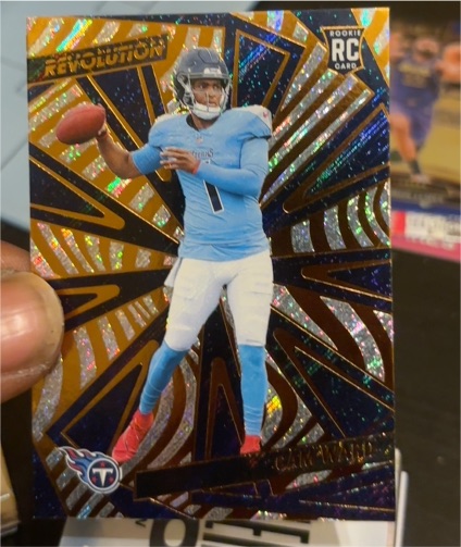 2025 Panini Revolution #205 Cam Ward Rookie Tennessee Titans — front