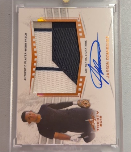 2019 Leaf Trinity #PA-JD1 Jasson Dominguez — front