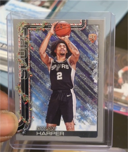 2025-26 Topps Holiday #H162 Dylan Harper — front