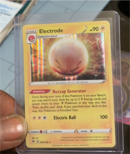 2020 Pokémon Sword & Shield Vivid Voltage #046 Electrode — front
