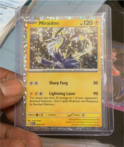 2024 Pokémon McDonald's Promo #003 Miraidon — front