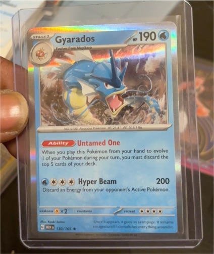 2023 Pokémon TCG Scarlet & Violet 151 #130 Gyarados — front