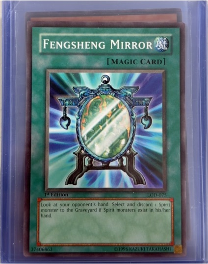 1996 Yu-Gi-Oh! LOD-075 Fengsheng Mirror — front