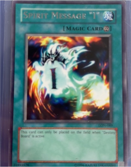 2003 Yu-Gi-Oh! Spirit Message "I" #LON-089 — front