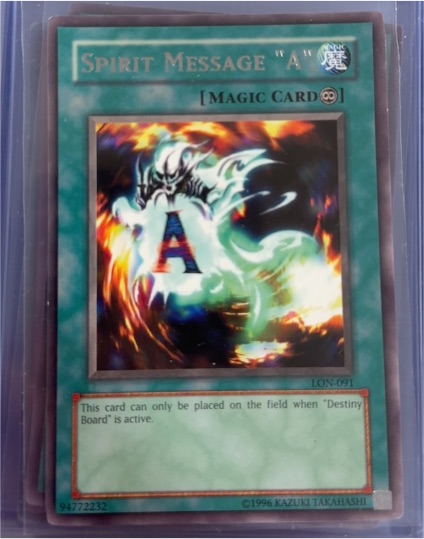 Yu-Gi-Oh! Spirit Message "A" LON-091 — front