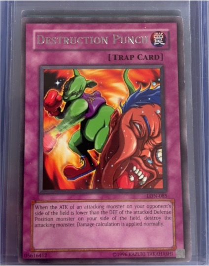 Yu-Gi-Oh! Labyrinth of Nightmare LON-085 Destruction Punch — front
