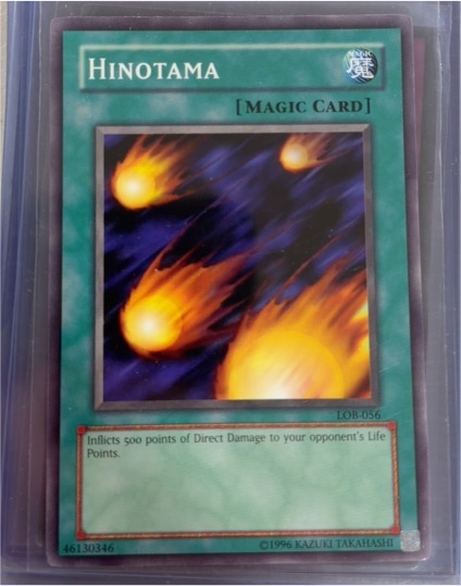 Yu-Gi-Oh! The Legend of Blue Eyes White Dragon #LOB-056 Hinotama — front