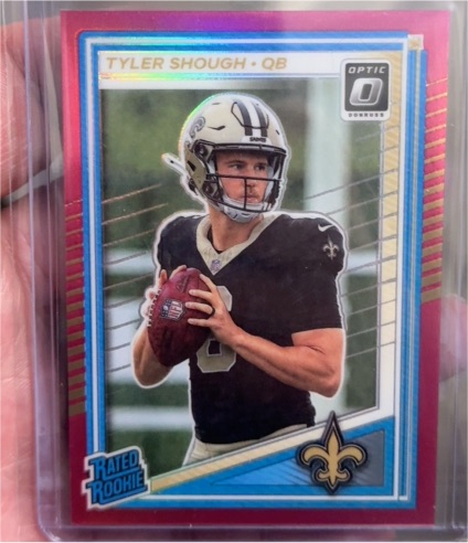 2025 Donruss Optic #223 Tyler Shough Rated Rookie — front