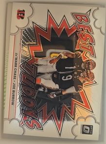 2025 Donruss Optic #16 Justin Herbert/Ladd McConkey — front