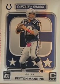 2023 Donruss Optic Captain in Charge #C Peyton Manning — front