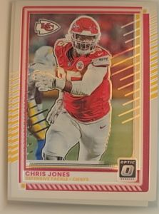 2025 Donruss Optic #61 Chris Jones — front