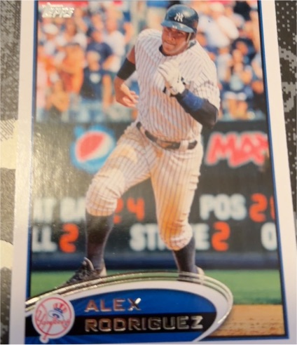 2012 Topps #500 Alex Rodriguez — front