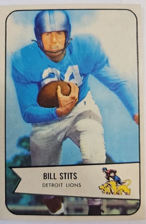 1954 Bowman #5 Bill Stits — front