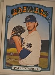 2021 Topps Heritage #674 Patrick Weigel — front