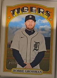 2021 Topps Heritage #635 Robbie Grossman — front