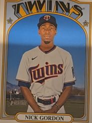 2021 Topps Heritage #652 Nick Gordon — front