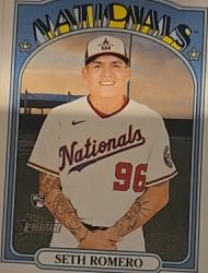 2021 Topps Heritage #580 Seth Romero — front