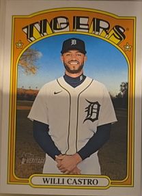 2021 Topps Heritage #567 Willi Castro — front