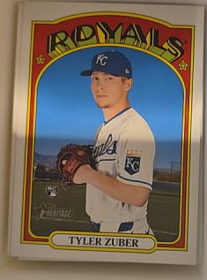 2021 Topps Heritage #659 Tyler Zuber — front