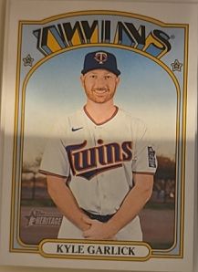 2021 Topps Heritage #668 Kyle Garlick — front