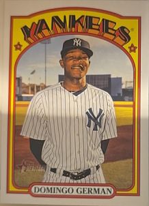 2021 Topps Heritage #613 Domingo German — front
