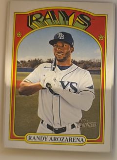 2021 Topps Heritage #663 Randy Arozarena — front