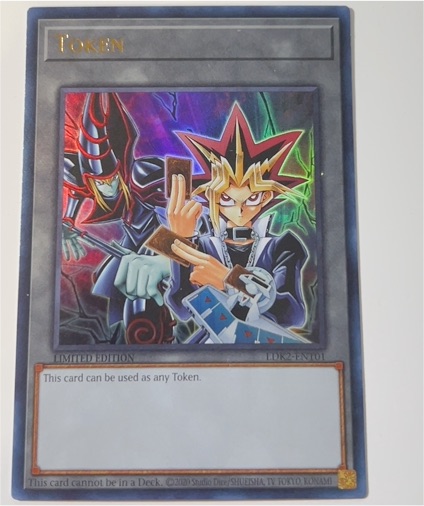 2016 Yu-Gi-Oh! Token LDK2-ENT01 Yami Yugi & Dark Magician — front