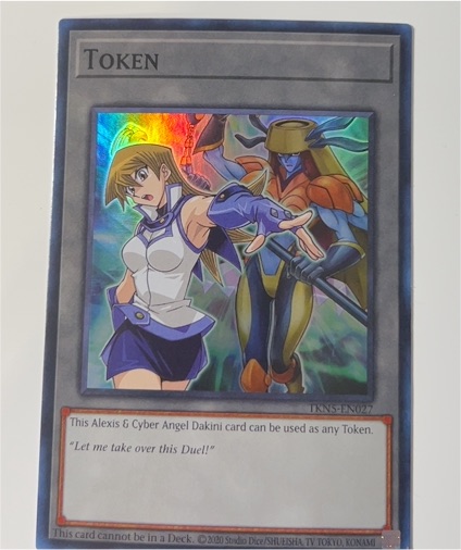 Yu-Gi-Oh! TKN5-EN027 Alexis & Cyber Angel Dakini Token — front