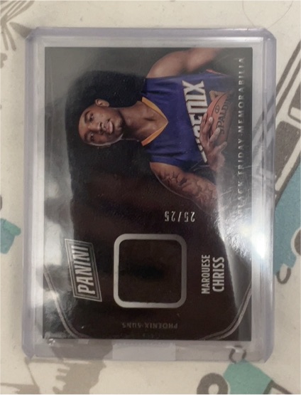 2016 Panini Black Friday Memorabilia Galactic Window #25/25 Marquese Chriss — front