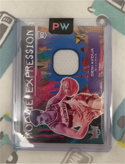2020-21 Panini Court Kings Rookie Expression Memorabilia #RM-DAV Deni Avdija — front