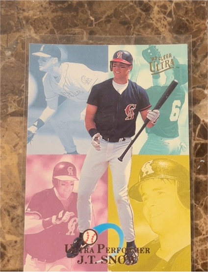 1993 Fleer Ultra Ultra Performers #9 J.T. Snow — front