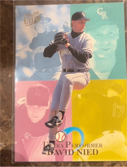 1993 Fleer Ultra #7 David Nied Ultra Performer — front