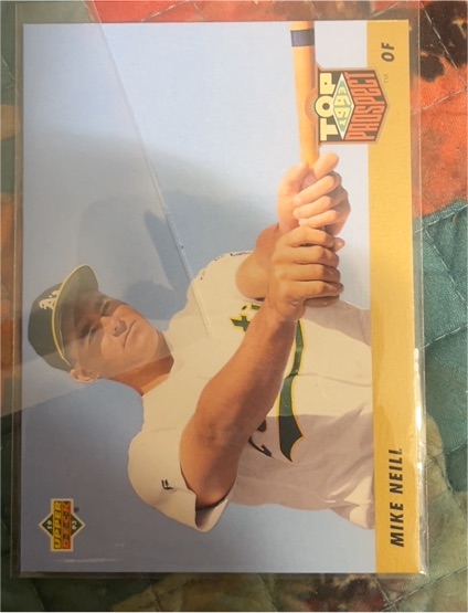 1990 Upper Deck #0F Mike Neill — front