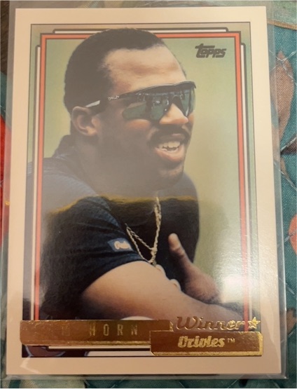 1992 Topps #422 Sam Horn — front