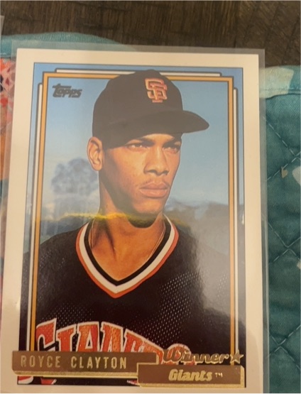 1992 Topps #786 Royce Clayton — front