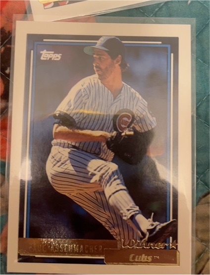 1992 Topps #753 Paul Assenmacher — front