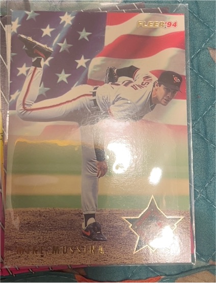 1994 Fleer #18 Mike Mussina All-Stars — front